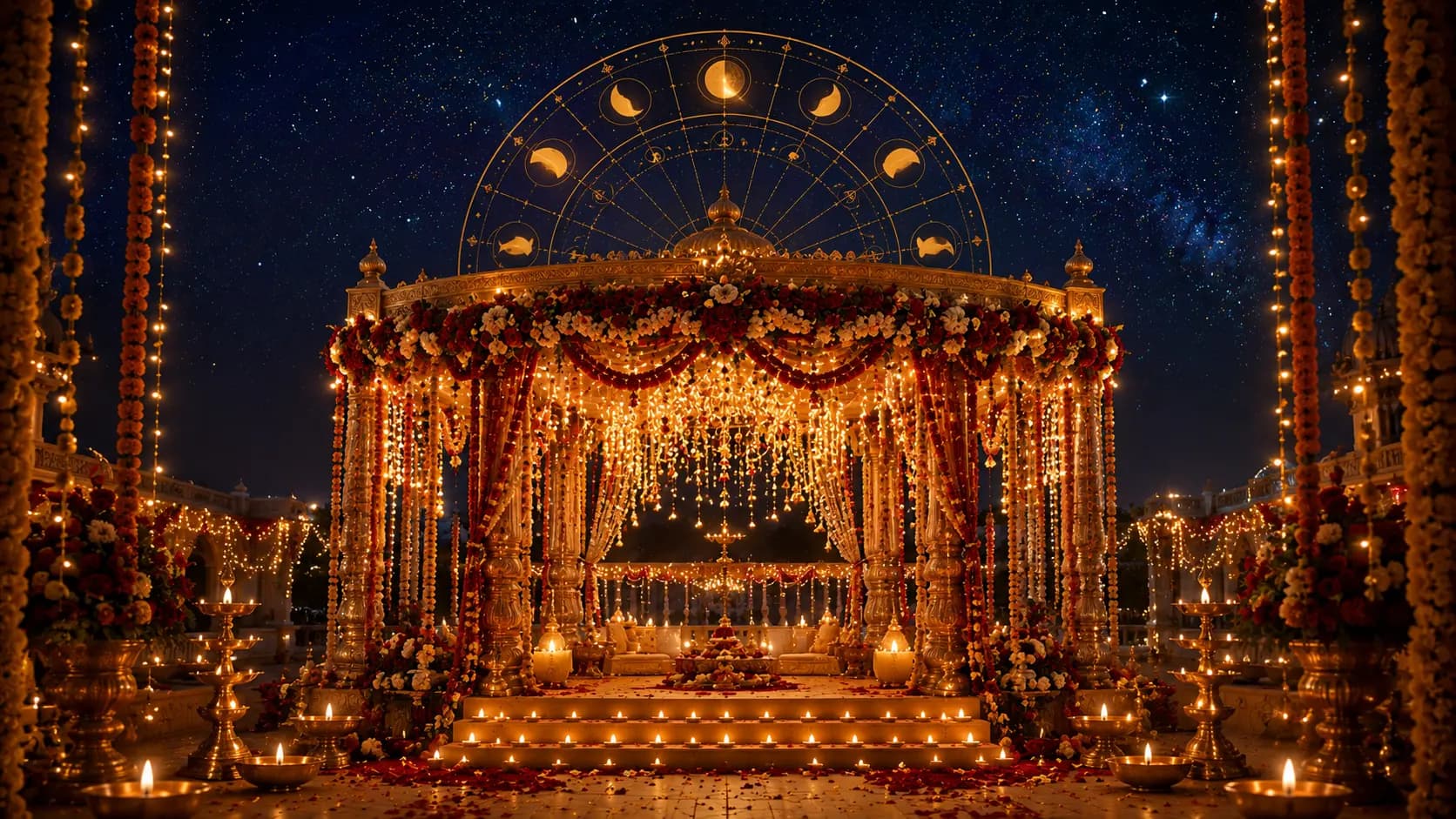 December 2026 Vivah Muhurat calendar showing auspicious Hindu wedding dates